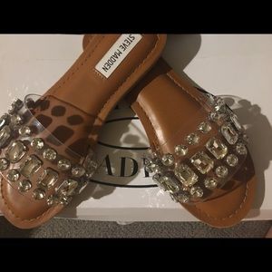 Steve Madden Acasia bling sandals size 7